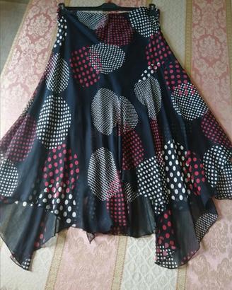 gonna lunga asimmetrica curvy t. Xl