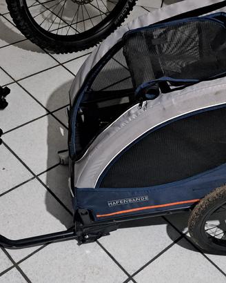 carrello cani per bici