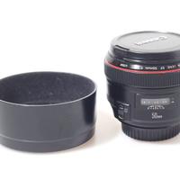 OBIETTIVO CANON EF 50 MM F/1.2 L USM. GARANZIA.