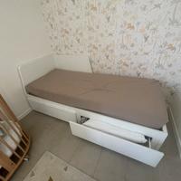 letto singolo/matrimoniale FLEKKE Ikea + materassi