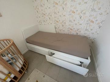 letto singolo/matrimoniale FLEKKE Ikea + materassi