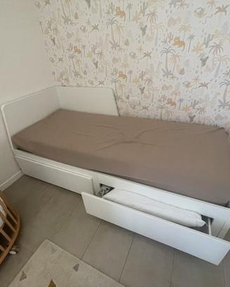 letto singolo/matrimoniale FLEKKE Ikea + materassi
