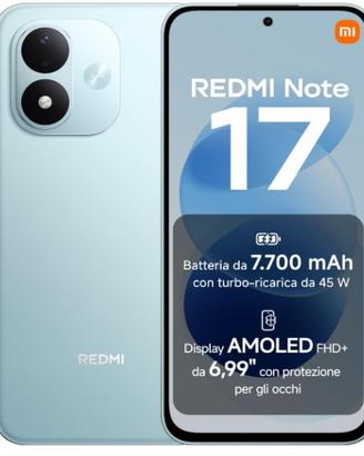 XIAOMI REDMI NOTE 17 5G 256GB DUAL SIM 6GB RAM AND