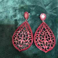 Orecchino grandi con strass