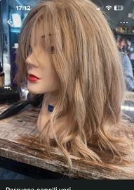Parrucca capelli veri