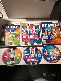 3 Just dance giochi Wii