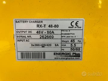 Carica batteria muletto