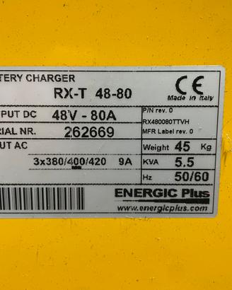 Carica batteria muletto