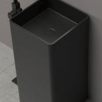lavabo nero 40x40