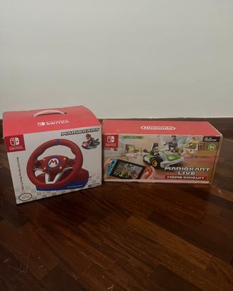 Mario Kart Live Luigi + Volante HORI Switch