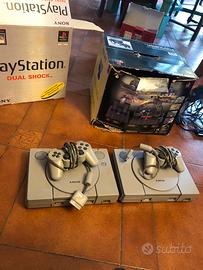 Play station 1 SCPH-7502+Volante Mad Cat SLEH-0005