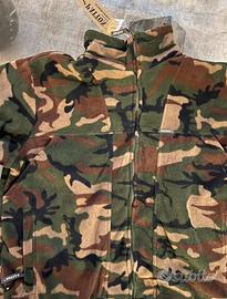 Pile maglione mimetico