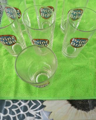 bicchieri da birra prinz brau antichi