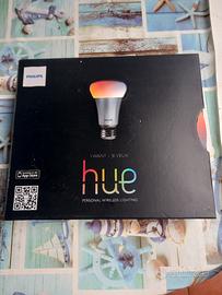 kit 3 lampade philips hue con bridge