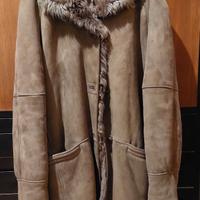Cappotto donna montone Shearling Rucon vintage