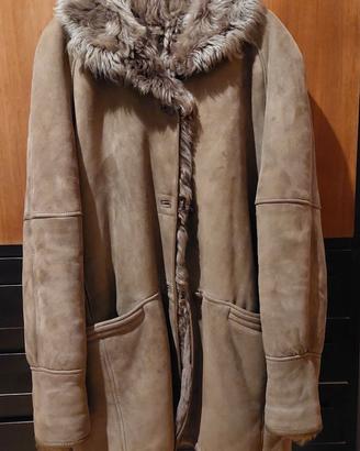 Cappotto donna montone Shearling Rucon vintage