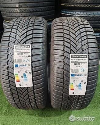 2 gomme 225 55 17 BRIDGESTONE NUOVE 4STAG. RIFN40
