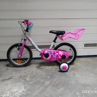 Bicicletta bimba con rotelle
