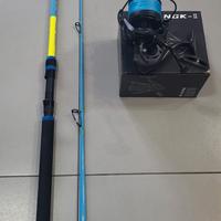 canna da pesca traina kolpo approdo 8/30 lbs.