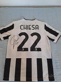 Maglia Juventus n.22 Federico Chiesa AUTOGRAFATA 