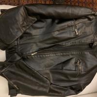 Giacca pelle nera PiNko chiodo vintage taglia 44