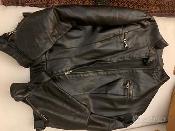 Giacca pelle nera PiNko chiodo vintage taglia 44