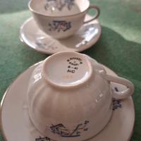 Richard Ginori, coppia di tazze deco