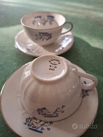 Richard Ginori, coppia di tazze deco