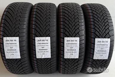 4 gomme 205 60 16 continental a1338