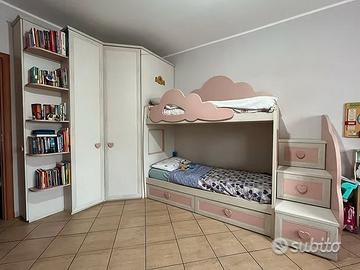 Cameretta Giessegi "Abbracci" rosa e bianca