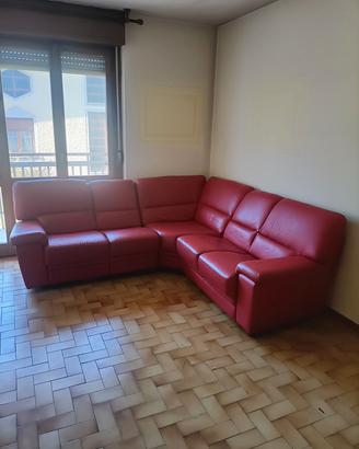 Divano Angolare Vera Pelle 