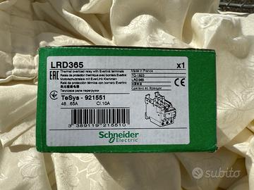 Relè di protezione motore Schneider LRD365 - NUOVO