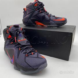 SCARPE UOMO NIKE LEBRON XII VIOLA/NERO CANG TRAMA