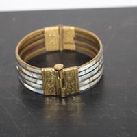 Bracciale Vintage Artigianale in Ottone e Osso 198