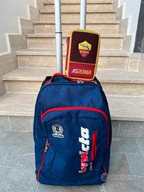 Zaino Invicta + Astuccio AS Roma
