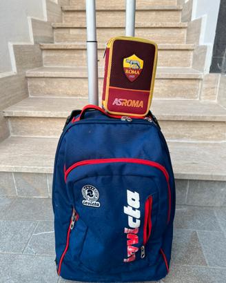 Zaino Invicta + Astuccio AS Roma