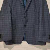 💎 Giacca uomo in lana vergine blu Tg. 56 💎