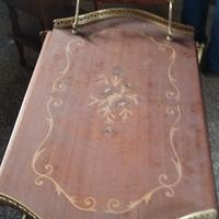 carrello vintage finemente intarsiato