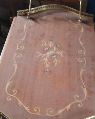 carrello vintage finemente intarsiato