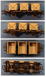 RIVAROSSI carro merce Trix H0 art.2406 2407