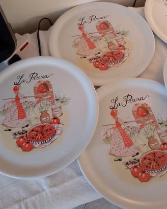 6 piatti per la pizza 