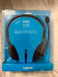 Logitech H111 Cuffie con Microfono Stereo