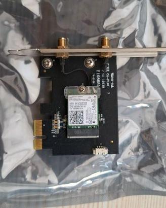 Scheda Wi-Fi Dual Band + Bluetooth PCIe