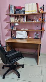 scrivania+libreria