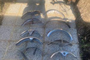 Parafanghi anteriori posteriori acciaio inox epoca