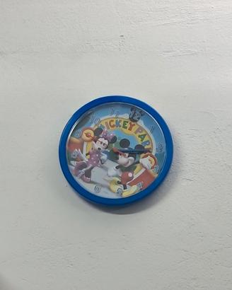 Orologio Parete Topolino Minni Disney Blu