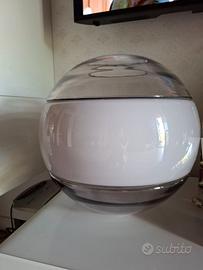 Lampada vaso in vetro di Murano di Mezzaga