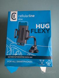 Supporto auto cellulare Cellularline HUG FLEX