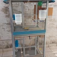 voliera Sandano modello Casetta 2 piani