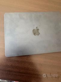 mac air 2 blu notte mai  usato con scatola